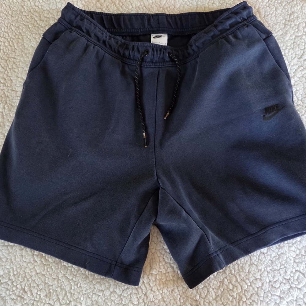Nike Tech Men's Navy Athletic Drawstring Shorts